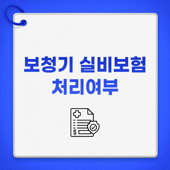 보청기 실비보험 처리여부 보조금 신청방법