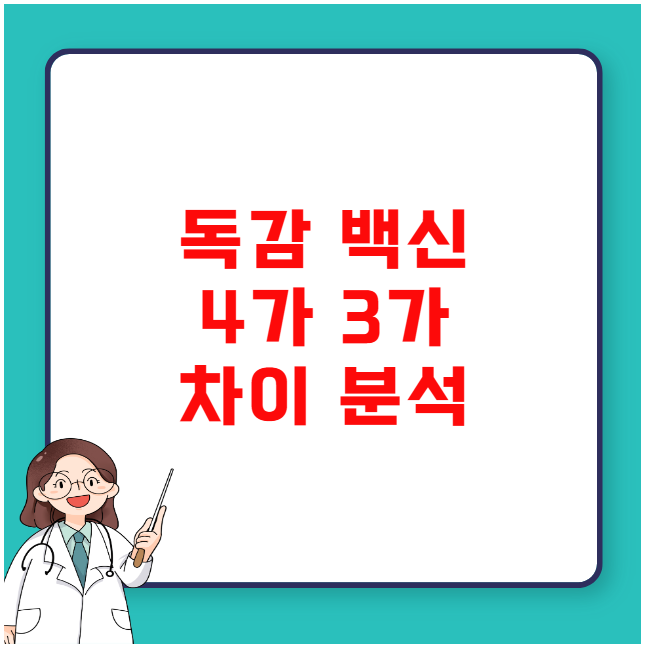 독감 백신 4가 3가 차이 분석 독감 백신 4가 3가 차이 분석
